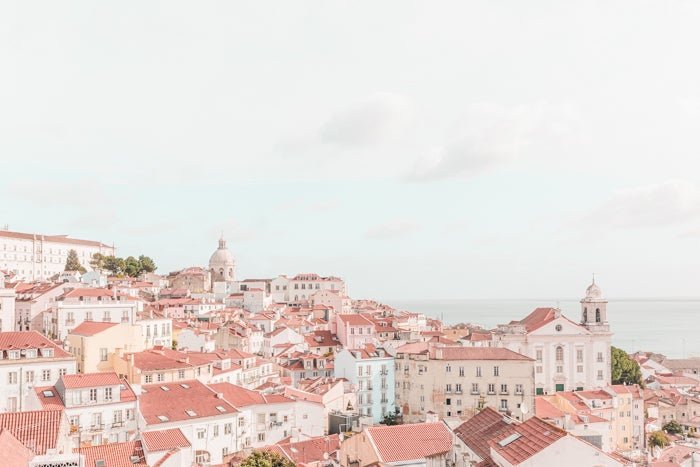 Portugal Print - Lisbon Art Print - Alfama View #1