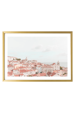 Portugal Print - Lisbon Art Print - Alfama View #1