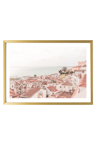 Portugal Print - Lisbon Art Print - Alfama View #2