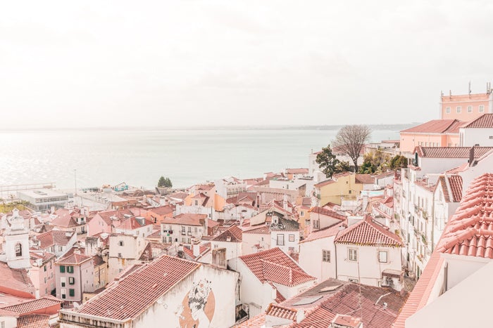 Portugal Print - Lisbon Art Print - Alfama View #2