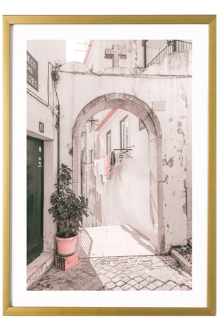 Portugal Print - Lisbon Art Print - Laundry #2