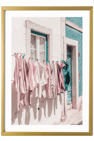 Portugal Print - Lisbon Art Print - Laundry #4