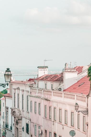 Portugal Print - Lisbon Art Print - Old Town View