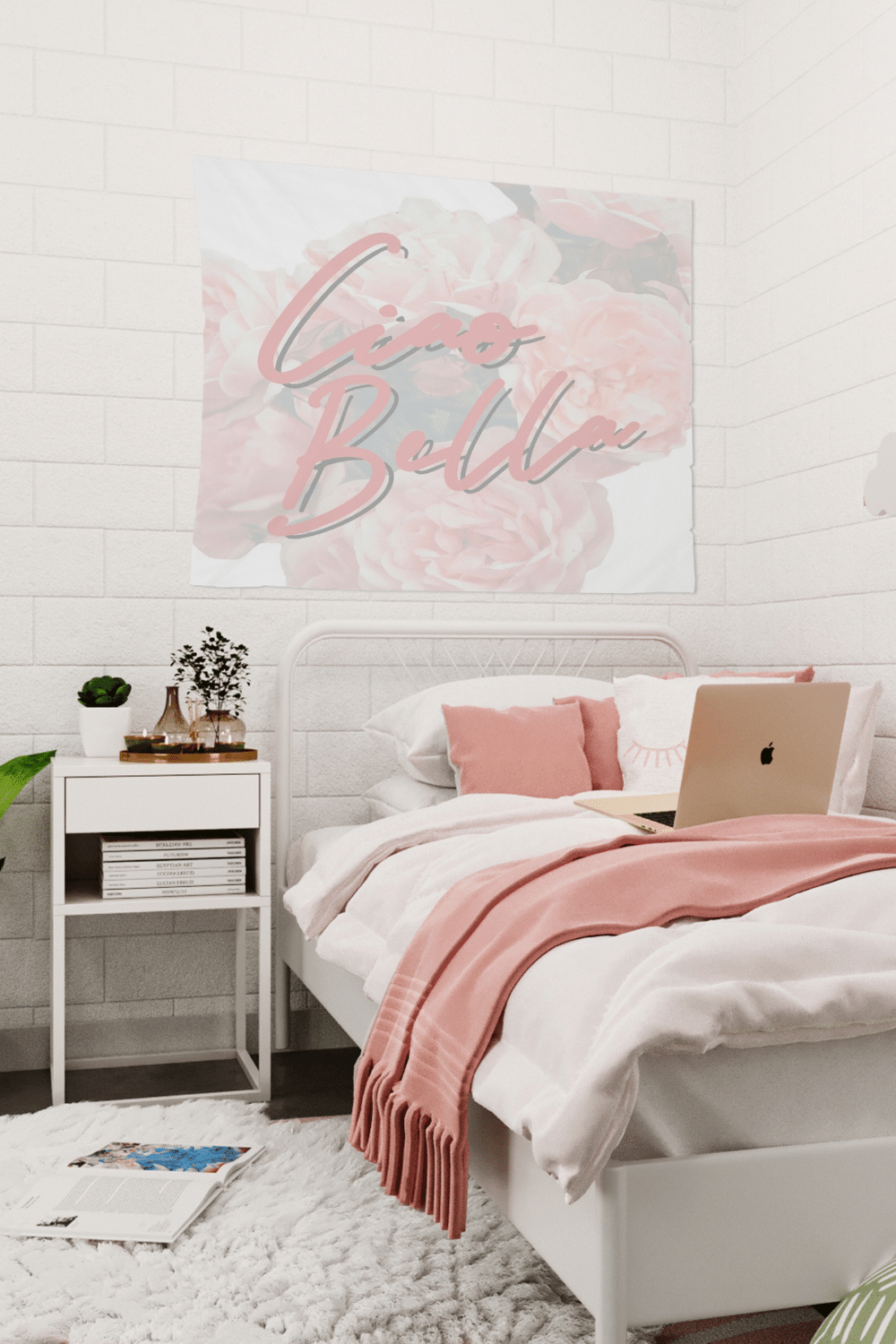 Tapestries - Dorm Room Wall Tapestry - Ciao Bella