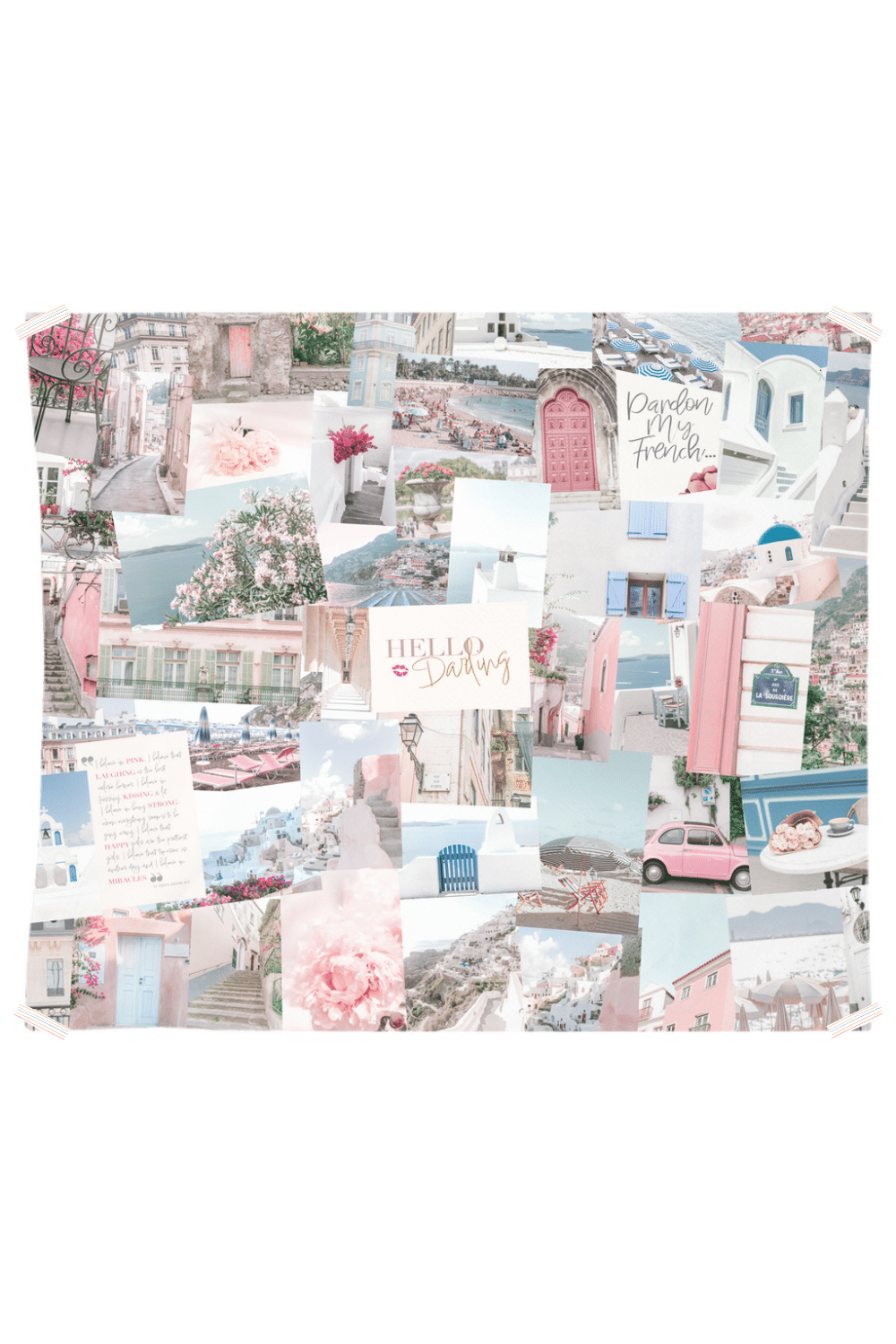 Collage tapestry sale