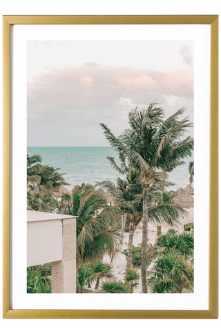 Tropical Print - Playa Mujeres Art Print - Sunset in Paradise