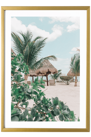 Tropical Print - Playa Mujeres Art Print - Tropical Oasis
