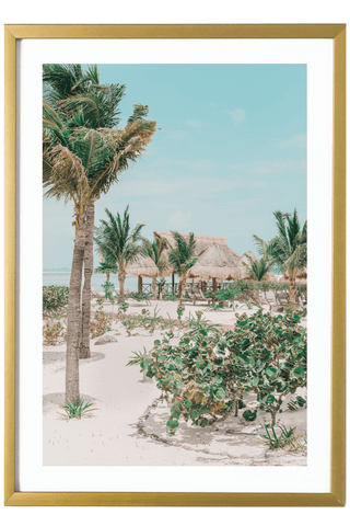 Tropical Print - Playa Mujeres Art Print - Welcome to Paradise
